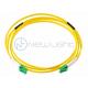 Green LC APC SM G657A2 Fiber Cable 9/125um Indoor Optical Fiber Patch Cord