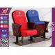 Fire Retardant Vintage Wooden Theatre Seating Chairs For Church Project