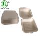 Sugarcane Bagasse Microwavable Compostable Takeaway Packaging Biodegradable Hamburger Box