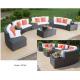 10piece - PE wicker rattan weather resist 4 loveseat 5 side table sofa collection-9216