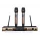 X10 fixed frequency wireless microphone system UHF Dual channel rack mountable very low price