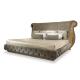 2.4m Luxury King Platform Bed Titanium Modern Bedroom Furniture Sets 1.34m