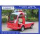 Red Color Electric Luggage Cart With Toplight 48V/4KW 8~10h Recharge Time