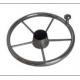 spoke Destroyer Style Stainless Boat /Marine Steering Wheel with Knob