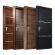 New interior room water proof door design modern waterproof solid wooden doors with accessories for sale