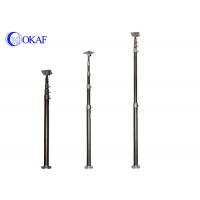 Manual Telescopic Mast Pole , Mobile Telescoping Camera Mast / Antenna Mast With Lock