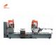 Industry aluminium curtain wall profiles 3 axis cnc double head mitre saw for aluminum window and door