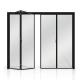 Folding American Insulated Plastic Accordion Door Aluminum Alloy