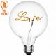 4W G125 Flexible LED Bulb , 230VE27 Love Filament Light Bulb