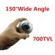 150 Deg Angle IP67 Dome Vehicle Mounted Cameras With 700TVL Resolution