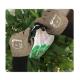 Brown Polyester Liner Black PU Coated Knit Work Gloves For Farming