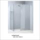 Two Sides Frameless Walk in Shower Screen / Clear Glass Shower Doors