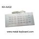 Metal Charging Stainless Steel Keyboard with durable Laser engraved characters