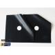 Fiberglass Fabric Stovetop Burner Protector Black PTFE 260℃ 27X27CM