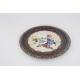 Hotel 40cm Decor Dishes Plate For Salad Dinner SS Flower
