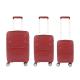 Red Polypropylene Lightweight Travel Cabin Luggage Sets