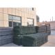 Durable PVC Coated Wire Mesh / Stone Basket Retaining Walls Long Life Span
