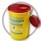 2.4 Litre Sharps disposal container, Sliding Lid, Red,Sharps Container  | WinnerCare