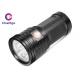 T6 Hunting High Lumen Flashlight , Rechargeable LED Flashlight Black Outdoor
