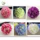 UVG FHY01 40cm Artificial Flower Ball with Silk Hydrangea and Rose for Wedding Decoration