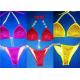 Sequins NPC Bikini Competition Suits Custom Design Silver Connectors
