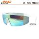 Cool man outdoor cycling sunglasses,mirrored lens sports sunglasses with blue coating lens