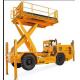 Box Shaped Leg Tunnel Mining Equipment Mobile Yellow Color Free Extension Ladder