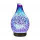 3D Colorful Mirror Fireworks Glass Electric Aromatherapy Essential Oil Diffuser