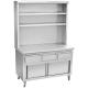Commercial Modular Stainless Steel Kitchen Cabinets Easy To Assembly