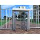 650mm Access Control Turnstile RS485 AC220V/110V SUS304 Access Control Barrier