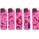 DY-077 Refillable Lighters Smoking Gas Slim Disposable Lighters with Customer Logo