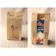 Bread / Milk Kraft Paper Bags Laminated Multi-Layers With Clear Window