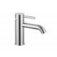 Cold And Hot Water OEM Bathroom Mixer Faucet Single Lever Chrome Brass