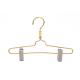 Betterall Beautiful Plastic Clips Pant Usage Metal Gold Hanger