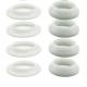 White Silicone Rubber Sealing For Bathtub Sink Pop Up Plug Cap