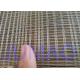 2000mm Width Glass Laminated Brass Woven Metal Wire Mesh Fabric For Art Design