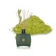 Air Fresheners Green Rattan Sticks Reed Diffuser In Green Glass Bottle
