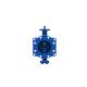 DN350mm Ductile Iron Double Eccentric Butterfly Valve With Arch Disc