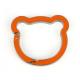 Bear Head Shape Metal Key Ring Custom Metal Spring Ring Animal Shape Ring Hook for OEM