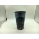 IML milk tea cup frozen Disposable Beverage Cups with lid , Custom Made Plastic Cups