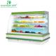 Commercial Open Display Upright Vertical Refrigerated Showcase For Vegetable