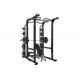 Bodybuilding Commercial Multi Station Gym Equipment , Half Power Squat Rack Machine