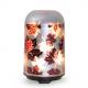 90*150mm Glass Aromatherapy Diffuser , Household Maple Leaf 100ml Aroma Diffuser