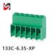 30A 300V PCB Screw Terminal Connector 3P 6.35mm Pitch