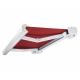 Red Full Cassette Retractable Awnings Electric Remote Control Sunproof