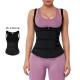 HEXIN Double Belt Vest Waist Trainers Body Shapers Slimming Belt with Button Decoration