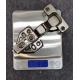 Two Hole SS201 Iron Heavy Duty Cabinet Metal Door Hinges Polished