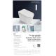 One Piece Intelligent Toilet Health Bathroom Hotel Sensor Flushing 3.0L-6L