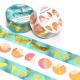 Custom Printed Clear Foil Washi Tape Waterproof Washi Paper Tape