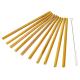 Reusable Natural Bamboo 19cm Disposable Bamboo Straws For Coffee Cocktail